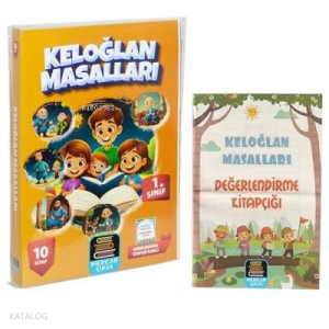1. Sınıf Keloğlan Masalları Okuma Seti - 10 Kitap Takım - Değendirme Kitapçığı İlaveli