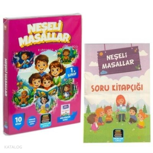 1. Sınıf Neşeli Masallar Okuma Seti - 10 Kitap Takım - Değendirme Kitapçığı İlaveli