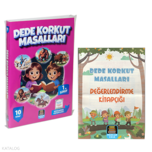 1. Sınıf Okuma Seti Dede Korkut Masalları 10 Kitap + Değerlendirme Kitapçığı İlaveli