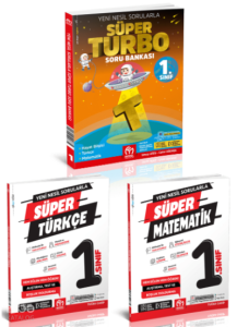 1.Sınıf Süper 3Lü Set (Türkçe+Mate+Süper Turbo Sb.)