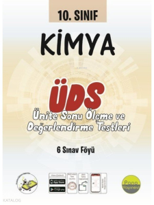 10. Sınıf Kimya Ünite Değerlendirme Sınavı (6 Sınav)