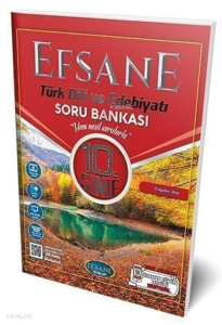 10.Sınıf Türk Dili ve Edebiyatı Soru Bankası Efsane Yayınları