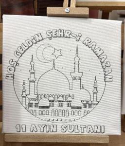 Ramazan 20x20 Tuval Boyama Seti (Kod005)