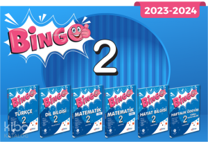 2.Sınıf Bingo Set (6 Kitap) (Türkçe + Matematik 1-2 + Hayat Bilgisi + Ödev Kitabı + Dil Bilgisi)