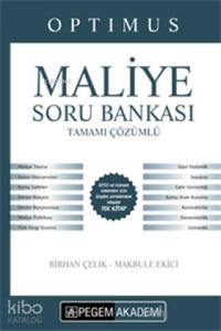 2018 KPSS A Grubu Optimus Maliye Tamamı Çözümlü Soru Bankası