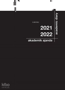 2021-2022 Akademik Ajanda 21x29cm-Siyah