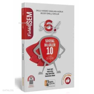 2021 Farklı İsem 6. Sınıf Sosyal Bil. 10 Deneme