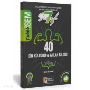 2021 Farklı İsem 7. Sınıf Din Kül. 40 Deneme