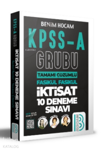 2021 Kpss A Grubu Tamamı Çözümlü İktisat 10 Deneme Sınavı