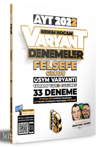 2022 AYT Felsefe Tamamı Video Çözümlü 33 Deneme Sınavı
