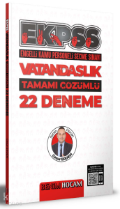 2022 EKPSS Vatandaşlık Tamamı Çözümlü 22 Deneme