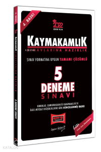 2022 Kaymakamlık Tamamı Çözümlü 5 Deneme
