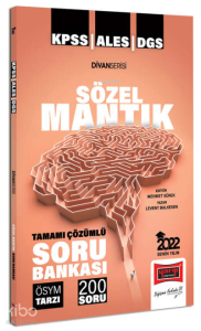 2022 KPSS ALES DGS Divan Serisi Sözel Mantık Tamamı Çözümlü Soru Bankası
