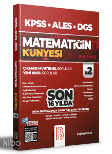 2022 KPSS ALES DGS Matematiğin Künyesi 2