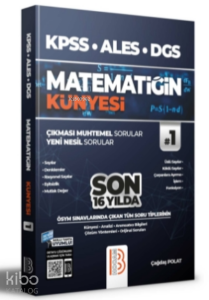 2022 KPSS ALES DGS Matematiğin Künyesi