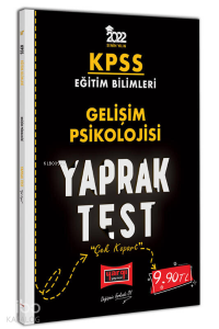 2022 KPSS Eğitim Bilimleri Gelişim Psikolojisi Yaprak Test