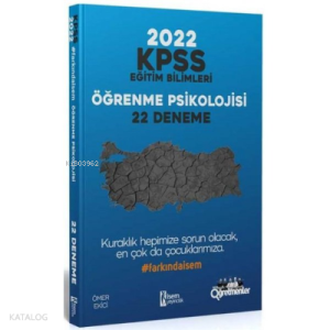 2022 KPSS Eğitim Bilimleri Öğrenme Psikolojisi 22 Deneme