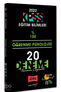 2022 KPSS Eğitim Bilimleri Öğrenme Psikolojisi Tamamı Çözümlü 20 Deneme