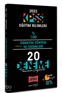 2022 KPSS Eğitim Bilimleri Öğretim Yöntem ve Teknikleri Tamamı Çözümlü 20 Deneme