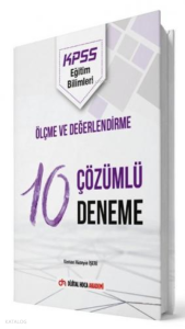 2022 KPSS Eğitim Bilimleri Ölçme ve Değerlendirme Çözümlü 10 Deneme Dijital Hoca Akademi