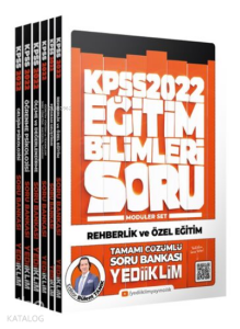 2022 KPSS Eğitim Bilimleri Tamamı Çözümlü Soru Bankası Modüler Set