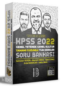 2022 KPSS Genel Yetenek Genel Kültür Tamamı Çözümlü Tüm Dersler Soru Bankası