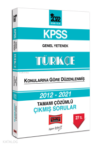 2022 KPSS Genel Yetenek Türkçe Tamamı Çözümlü Çıkmış Sorular