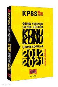 2022 KPSS GY GK Konu Konu Tamamı Çözümlü Çıkmış Sorular