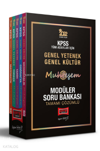 2022 KPSS GY GK Muhteşem Tamamı Çözümlü Modüler Soru Bankası