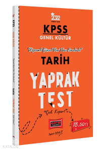 2022 KPSS Lisans GK Tarih Yaprak Test