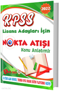 2022 KPSS Lisans Nokta Atışı Konu Kitabı