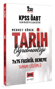 2022 KPSS ÖABT Tarih Öğretmenliği Tamamı Çözümlü 7x75 Fasikül Deneme