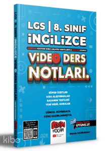 2022 LGS 8.Sınıf İngilizce Video Ders Notları (Konu Anlatımı)