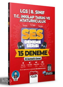 2022 LGS 8.Sınıf T.C. İnkılap Tarihi ve Atatürkçülük SES Deneme Serisi 15 Deneme