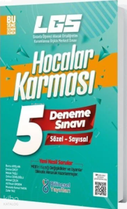 2022 LGS Hocalar Karması 5 Deneme Sınavı Bilinçsel Yayınları