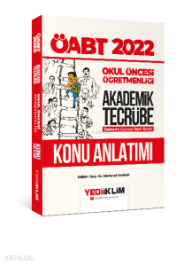 2022 ÖABT Akademik Tecrübe Okul Öncesi Öğretmenliği Konu Anlatımı