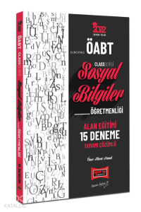 2022 ÖABT Class Sosyal Bilgiler Öğretmenliği Alan Eğitimi 15 Deneme Sınavı