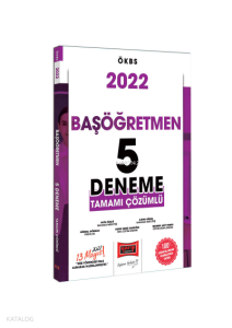 2022 ÖKBS Başöğretmen Tamamı Çözümlü 5 Deneme Sınavı
