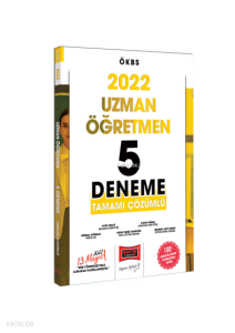 2022 ÖKBS Uzman Öğretmen Tamamı Çözümlü 5 Deneme Sınavı