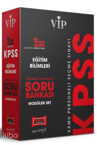 2022 VİP KPSS Eğitim Bilimleri Çözümlü ve Cevaplı Soru Bankası Modüler Set