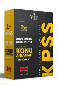 2022 VİP KPSS GY GK Konu Anlatımlı Modüler Set