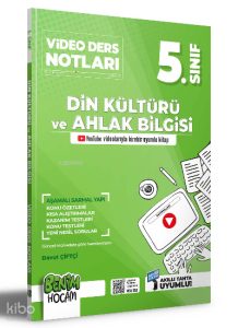 2023 5.sınıf Din Kültürü ve Ahlak Bilgisi Video Ders Notları (Konu Anlatımı)