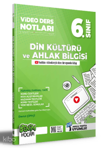2023 6.sınıf Din Kültürü ve Ahlak Bilgisi Video Ders Notları (Konu Anlatımı)