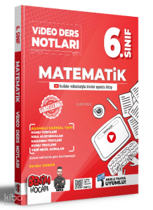 2023 6.sınıf Matematik Video Ders Notları (Konu Anlatımı)