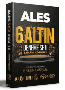 2023 ALES Tamamı Çözümlü 6 Altın Deneme