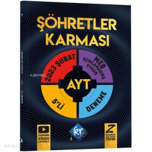 2023 AYT Şöhretler Karması 5'li Deneme (Güncellenmiş Yeni Baskı)