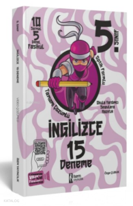2023 İSEM 5. Sınıf İngilizce 15 Deneme