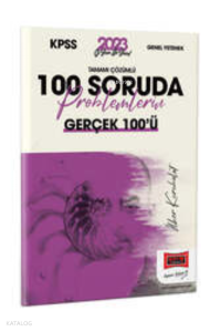 2023 KPSS 5Yüz Ekibi Maetmatik Tamamı Çözümlü 100 Soruda Problemlerin Gerçek 100'ü