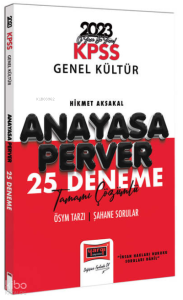 2023 KPSS Anayasaperver Tamamı Çözümlü 25 Deneme