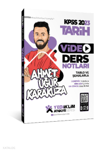 2023 KPSS Atölye Serisi Tarih Video Ders Notları